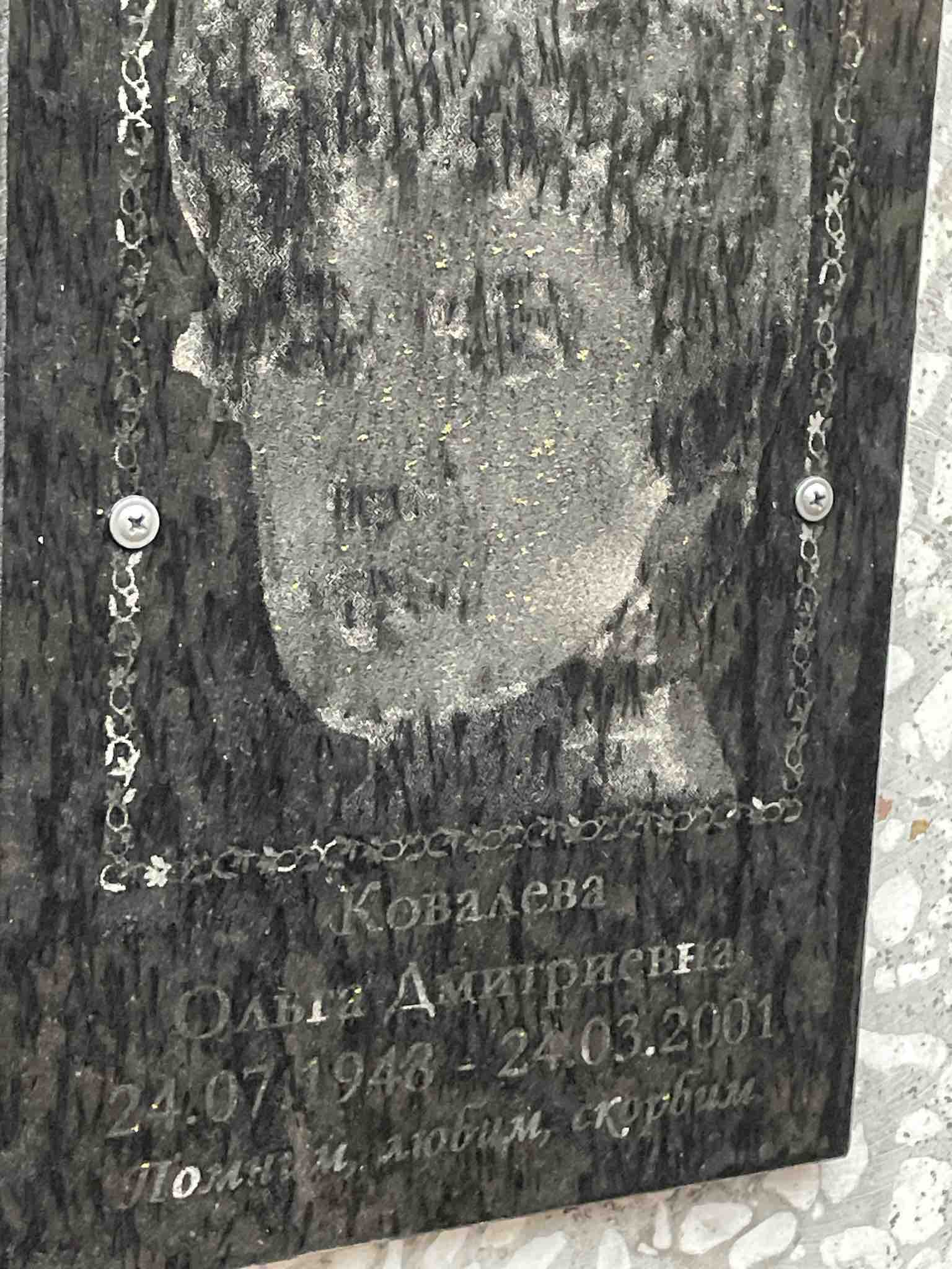 Ковалева Ольга Дмитриевна