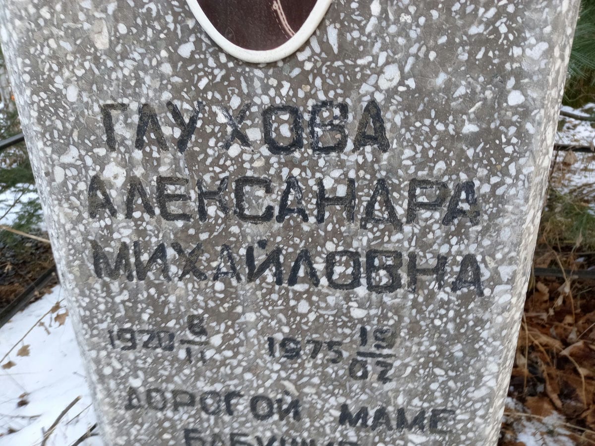 Глухова Александра Михайловна