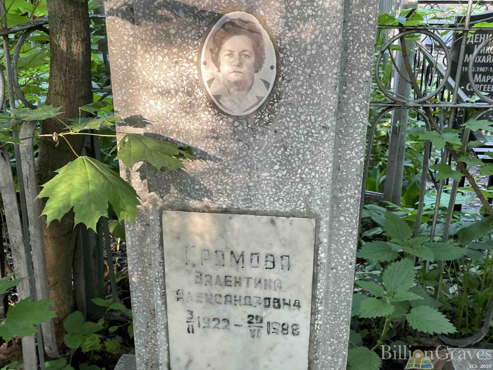 Громова Валентина Александровна