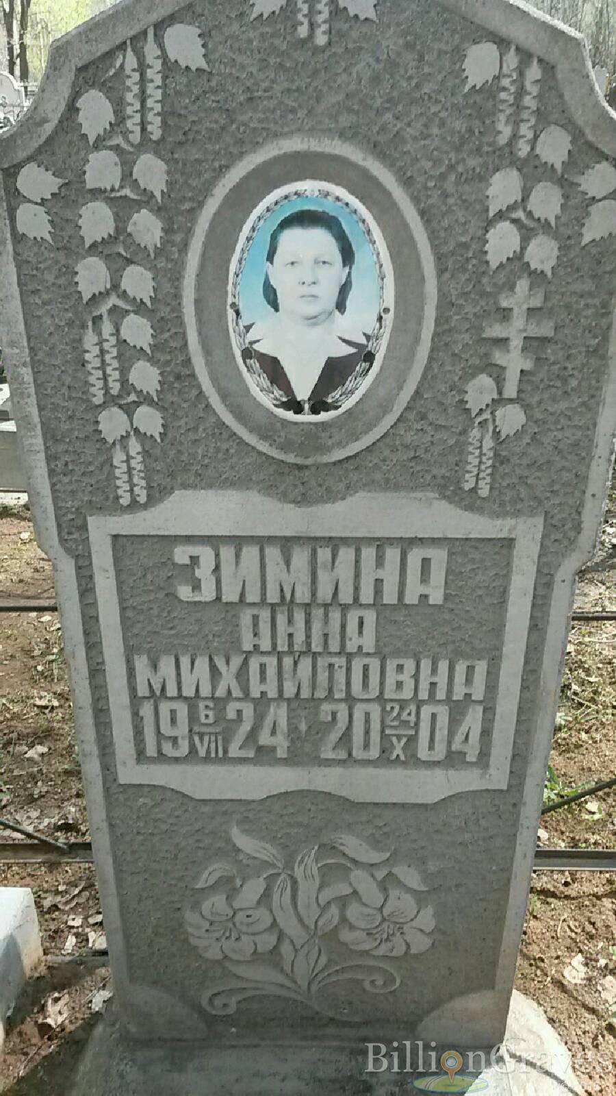 Зимина Анна Михайловна