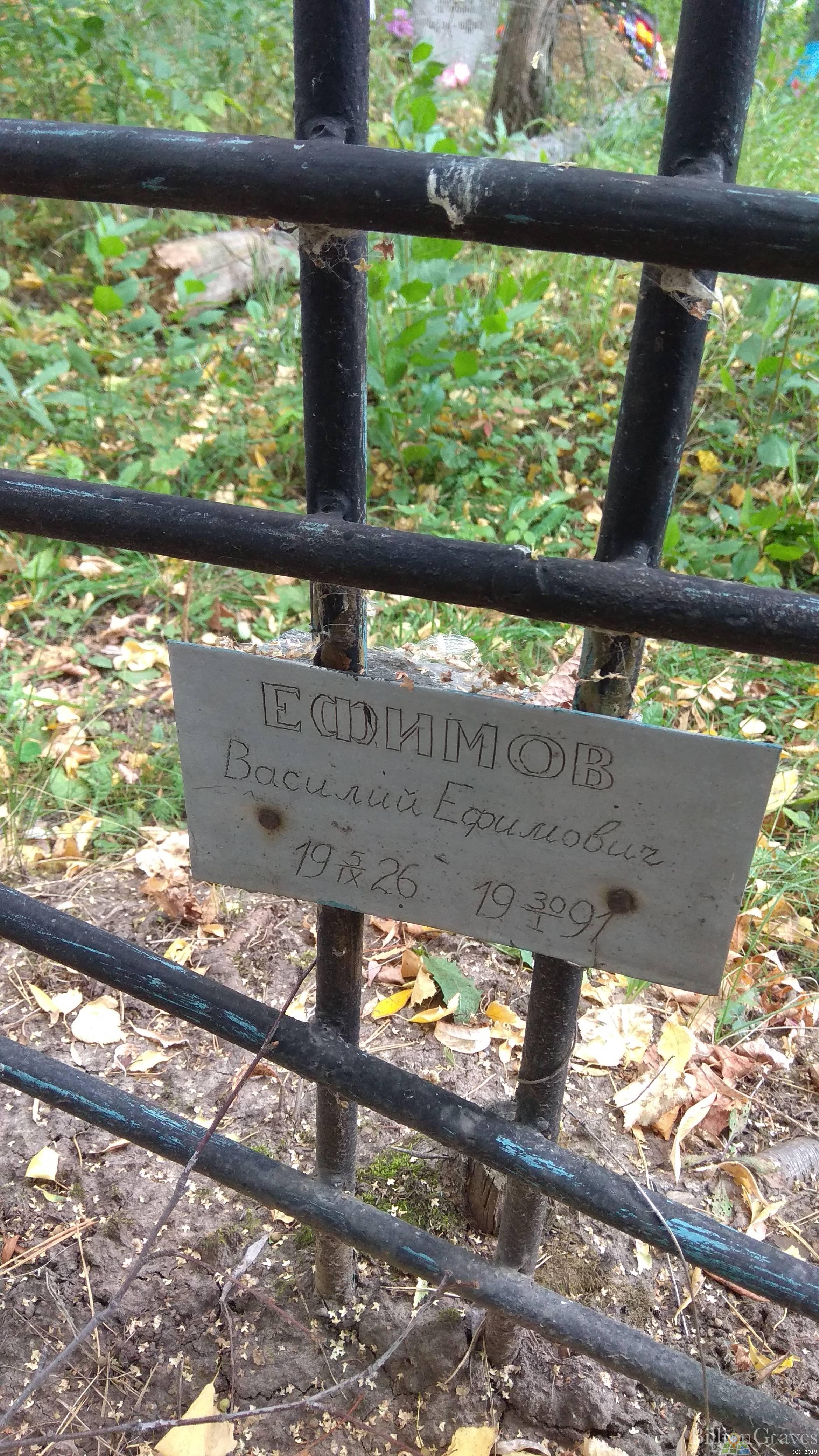 Ефимов Василий Ефимович