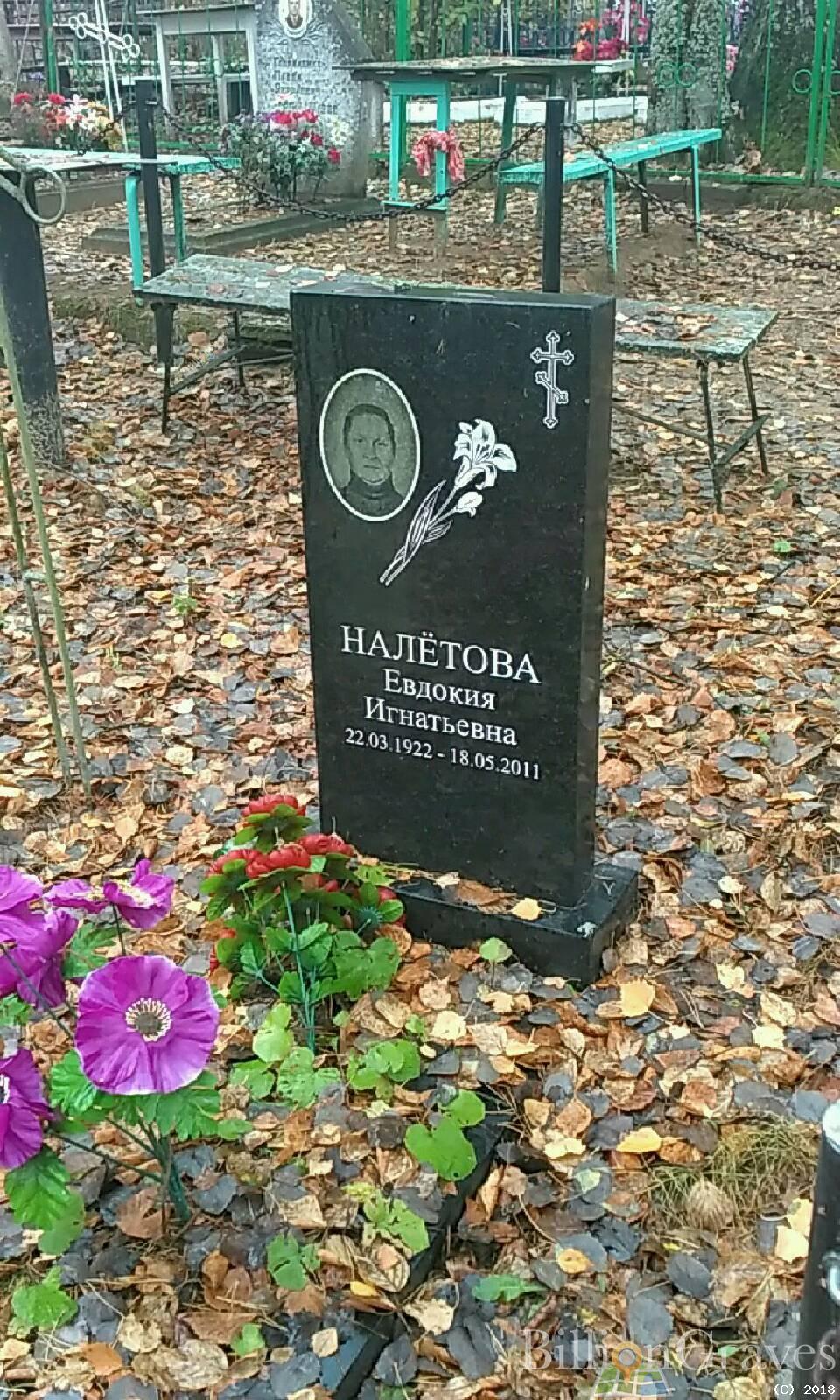 Налётова Евдокия Игнатьевна