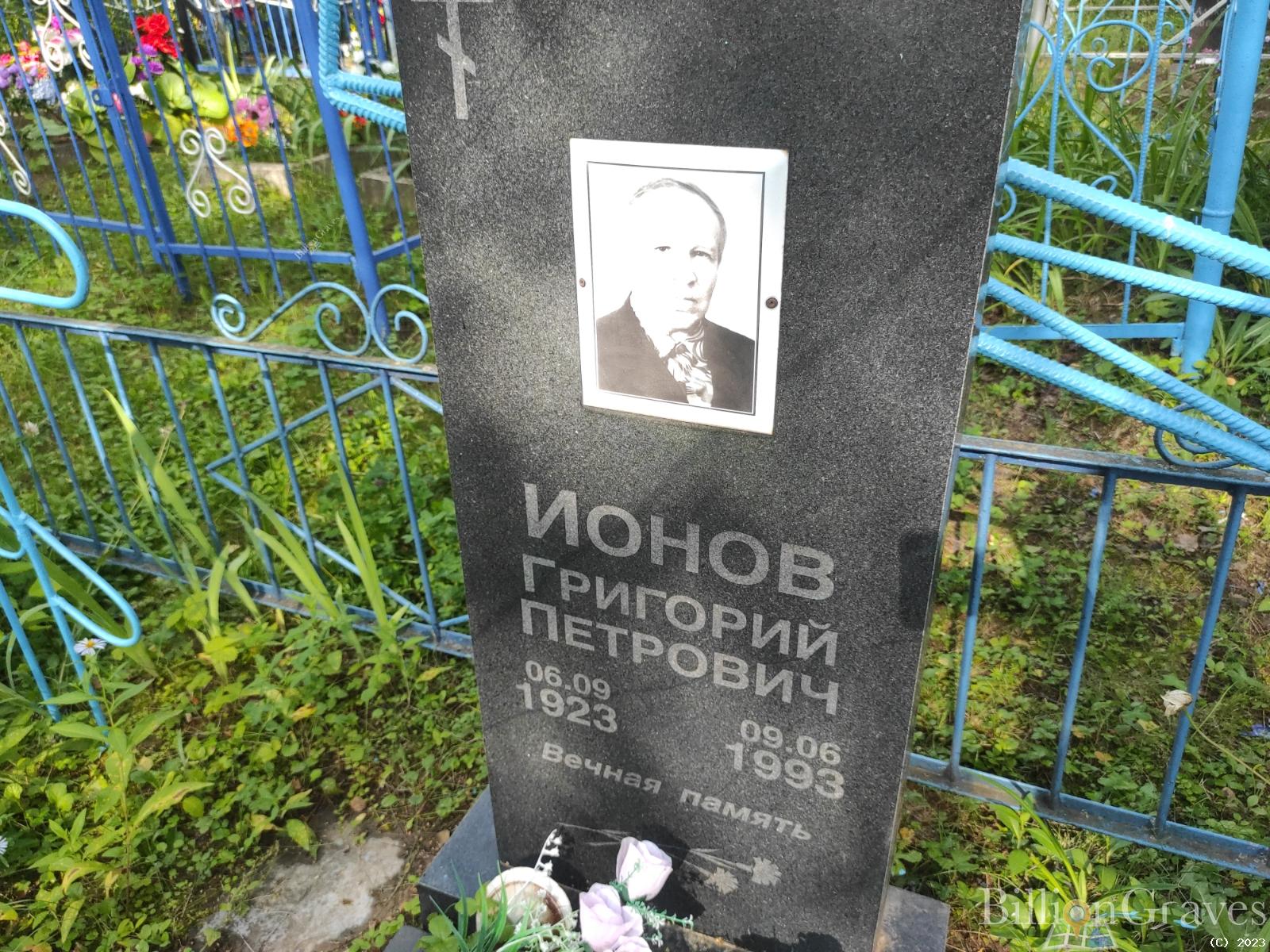 Ионов Григорий Петрович