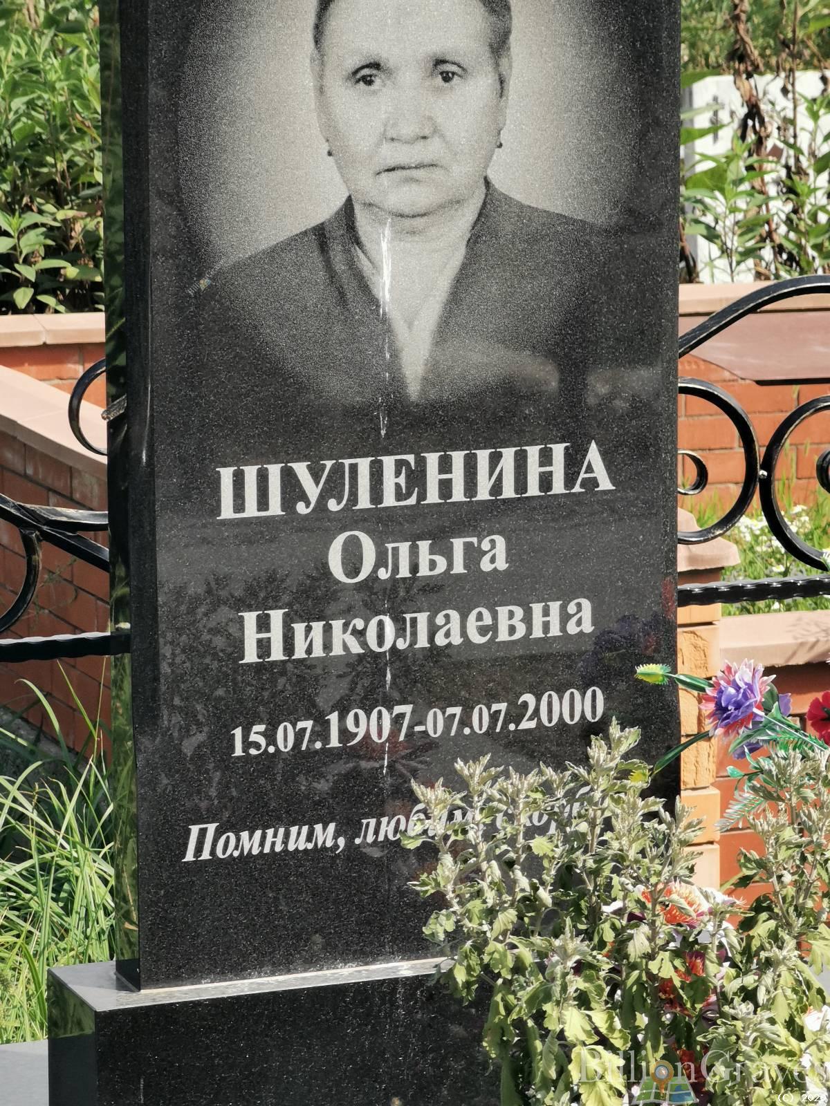 Шуленина Ольга Николаевна