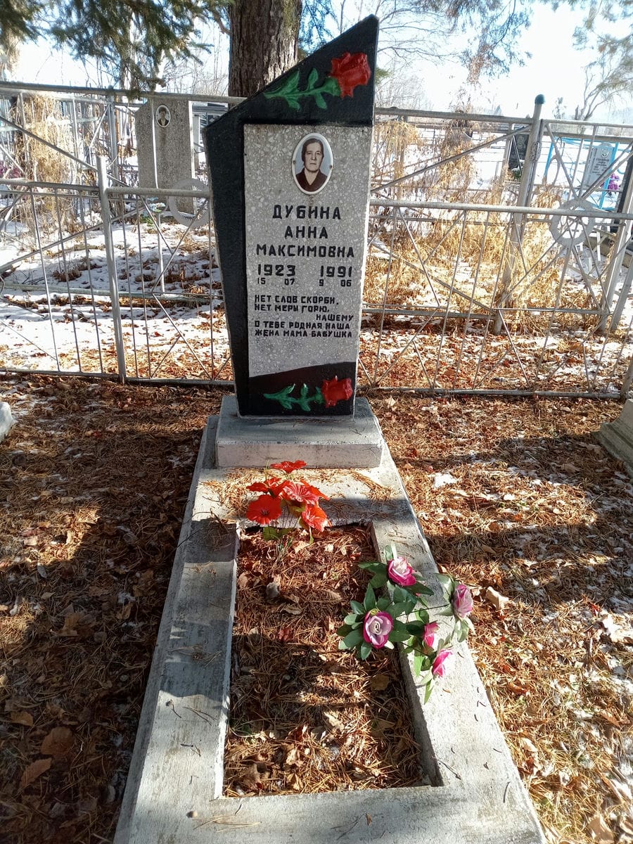Дубина Анна Максимовна