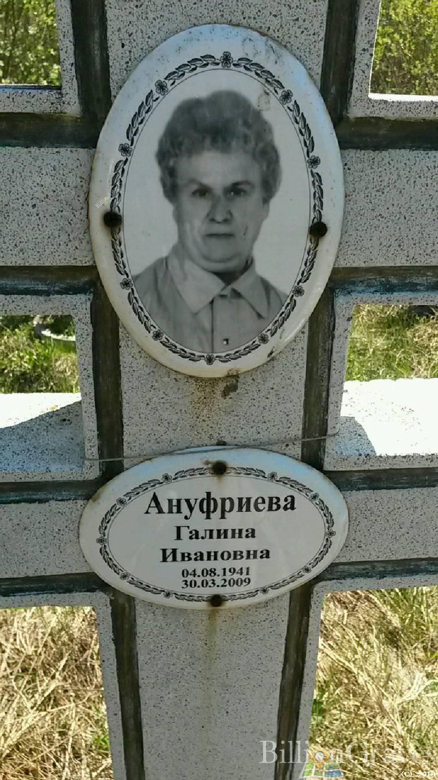 Ануфриева Галина Ивановна