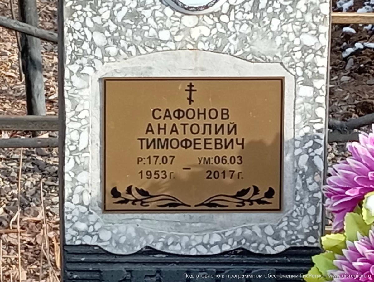 Сафонов Анатолий Тимофеевич