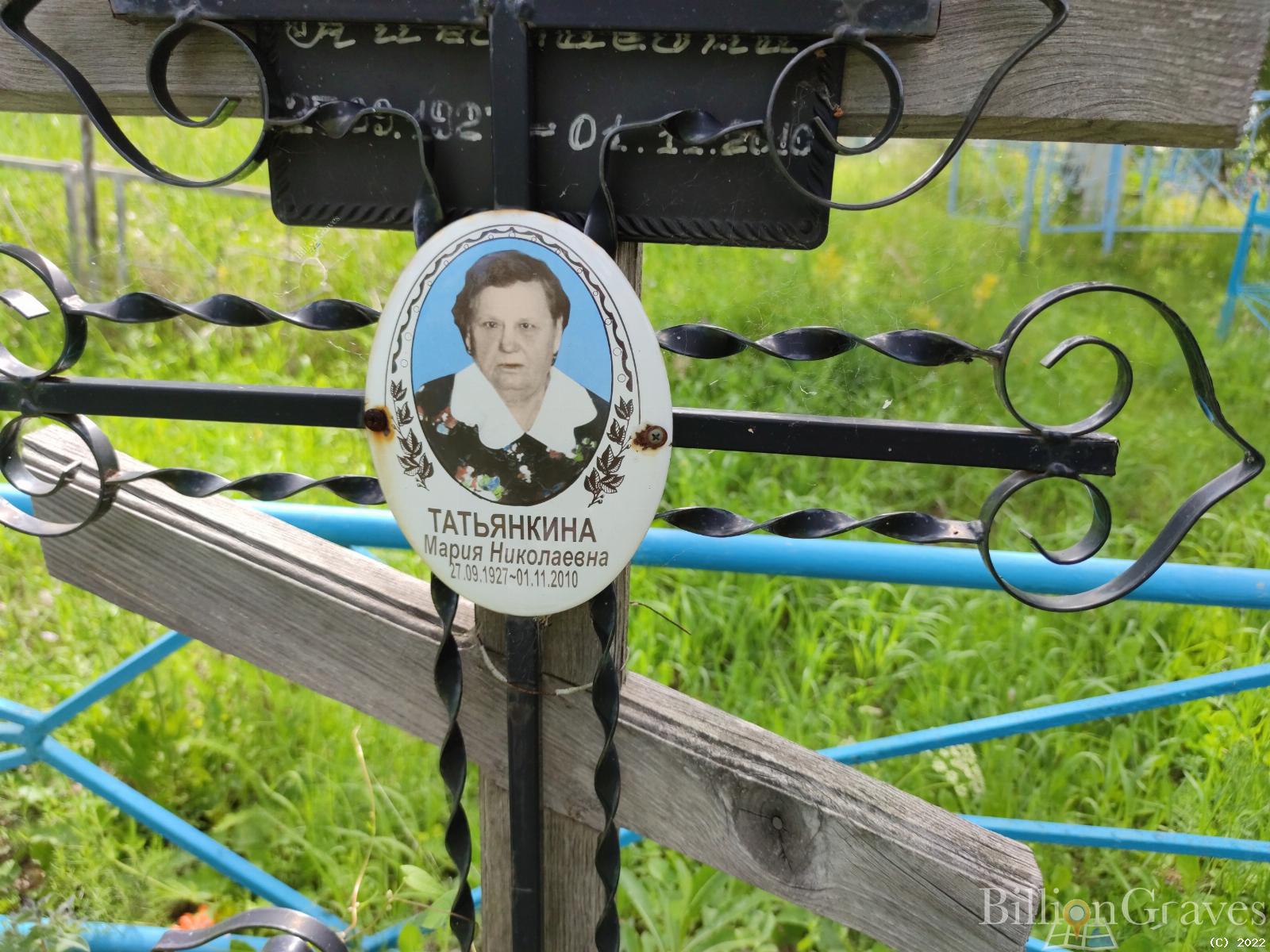Татьянкина Мария Николаевна