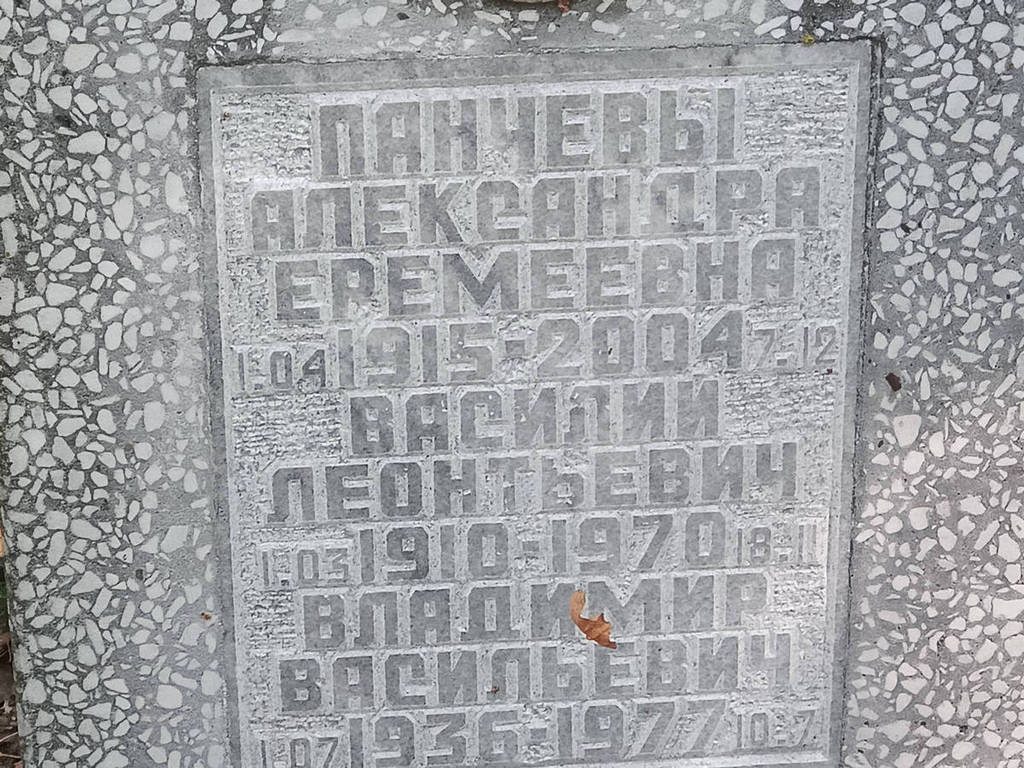 Панчева Александра Еремеевна