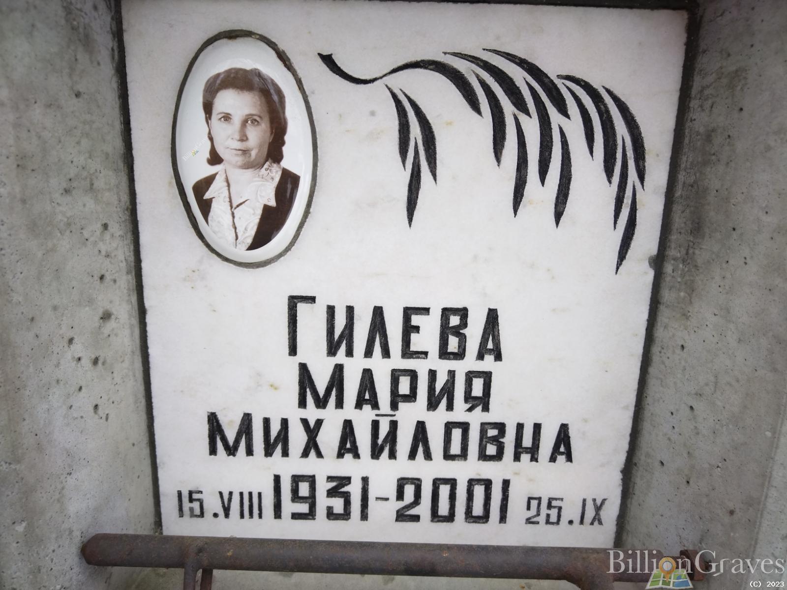 Гилева Мария Михайловна