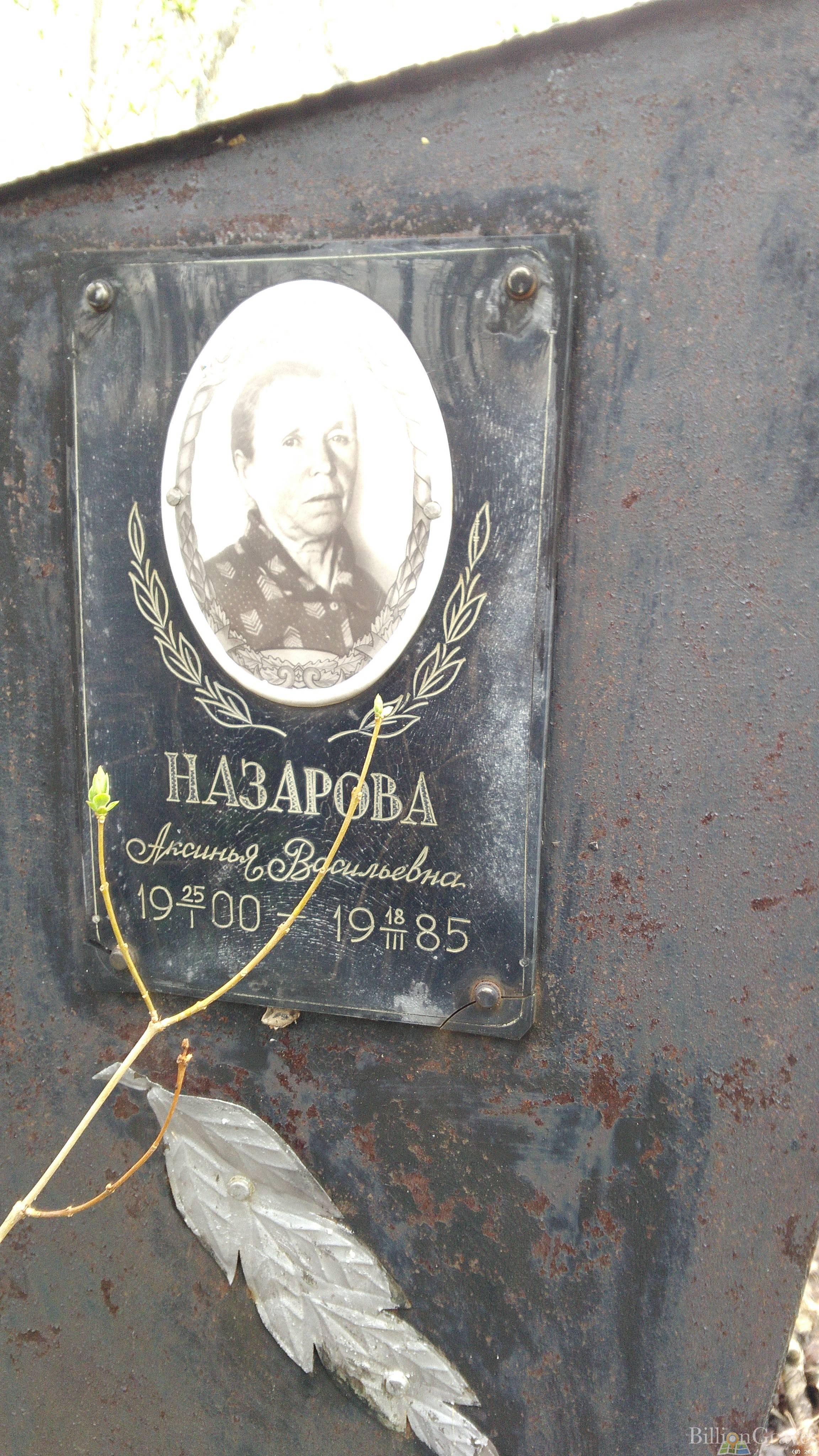 Назарова Аксинья Васильевна