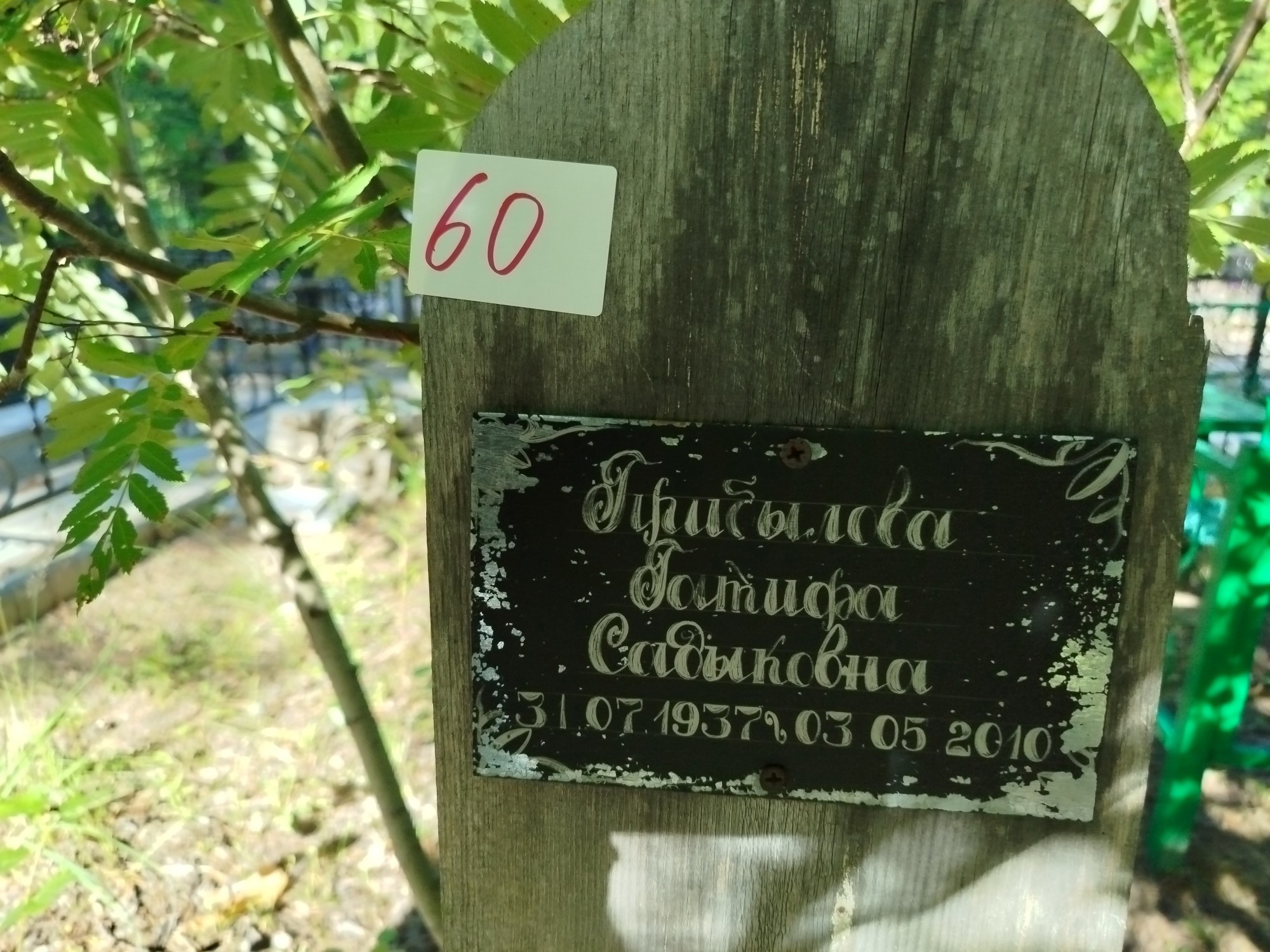 Прибылова Гатифа Садыковна