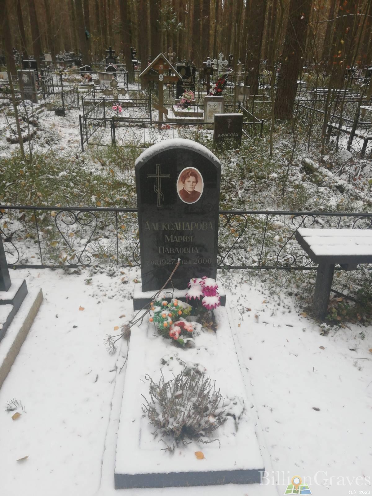 Александрова Мария Павловна