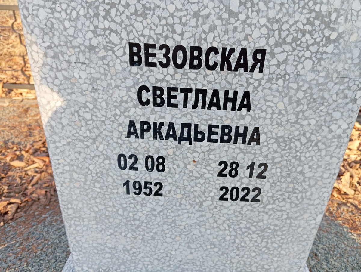 Везовская Светлана Аркадьевна