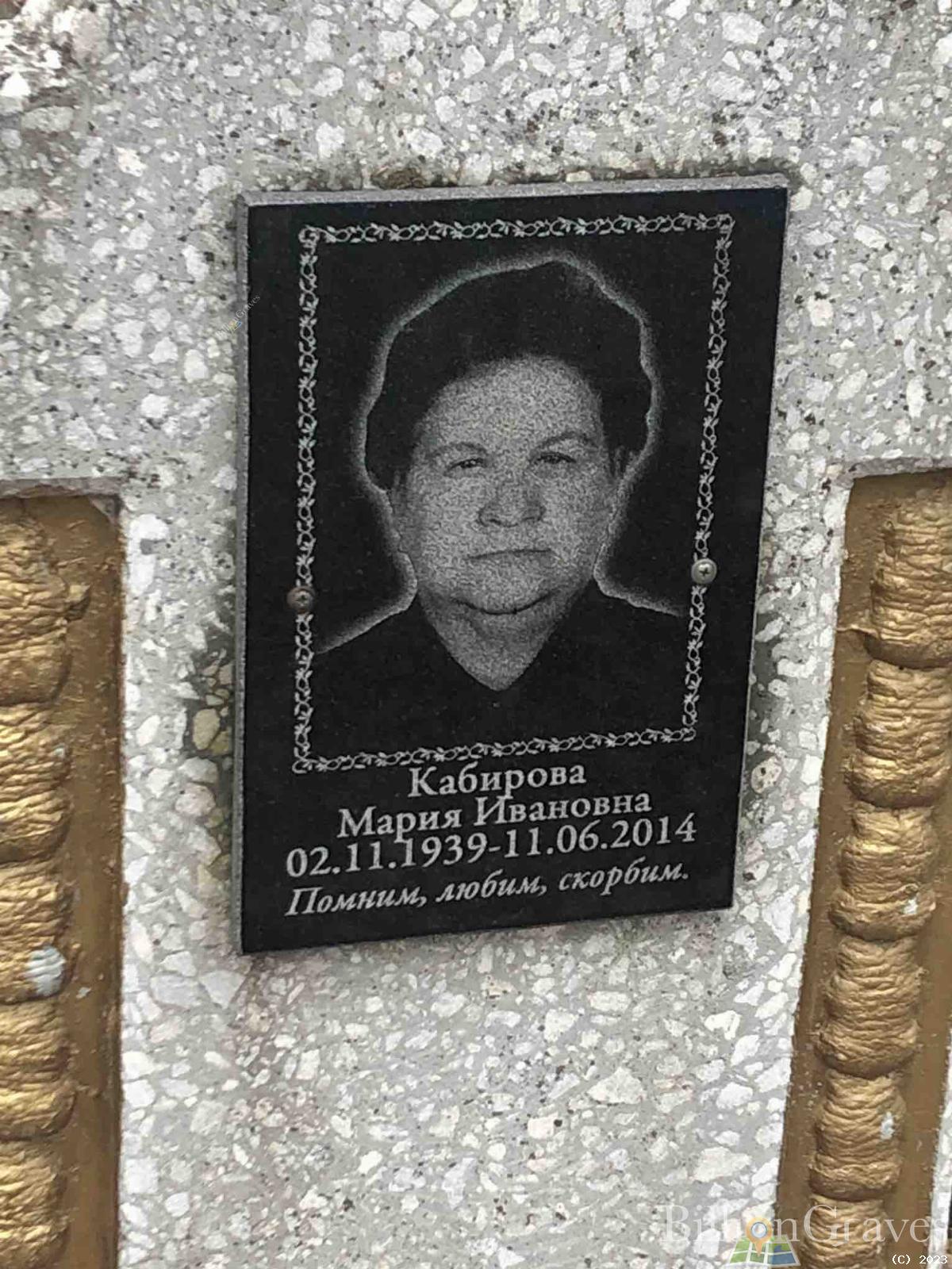 Кабирова Мария Ивановна