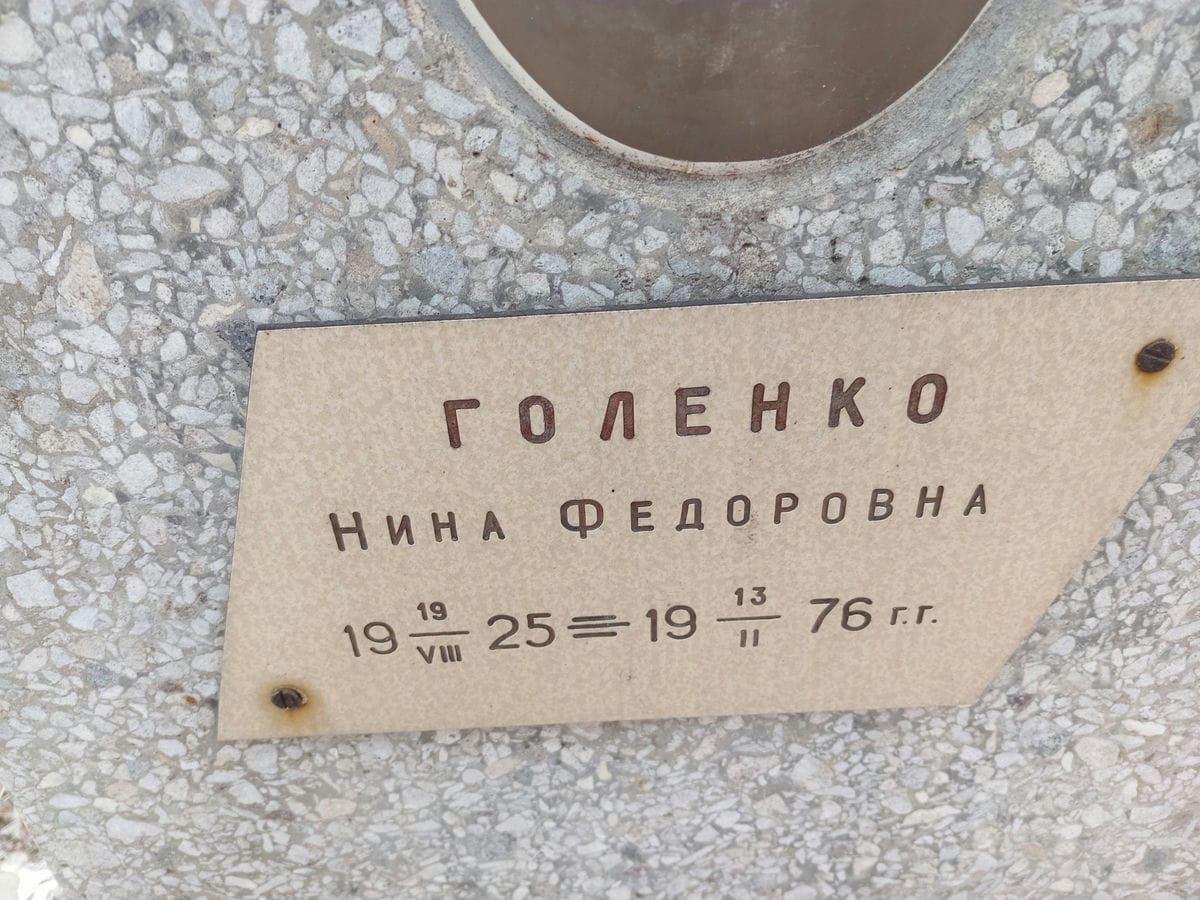 Голенко Нина Федоровна