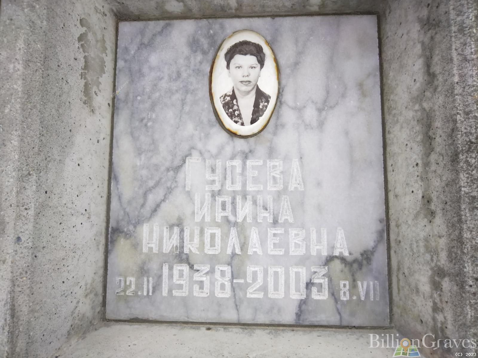 Гусева Ирина Николаевна
