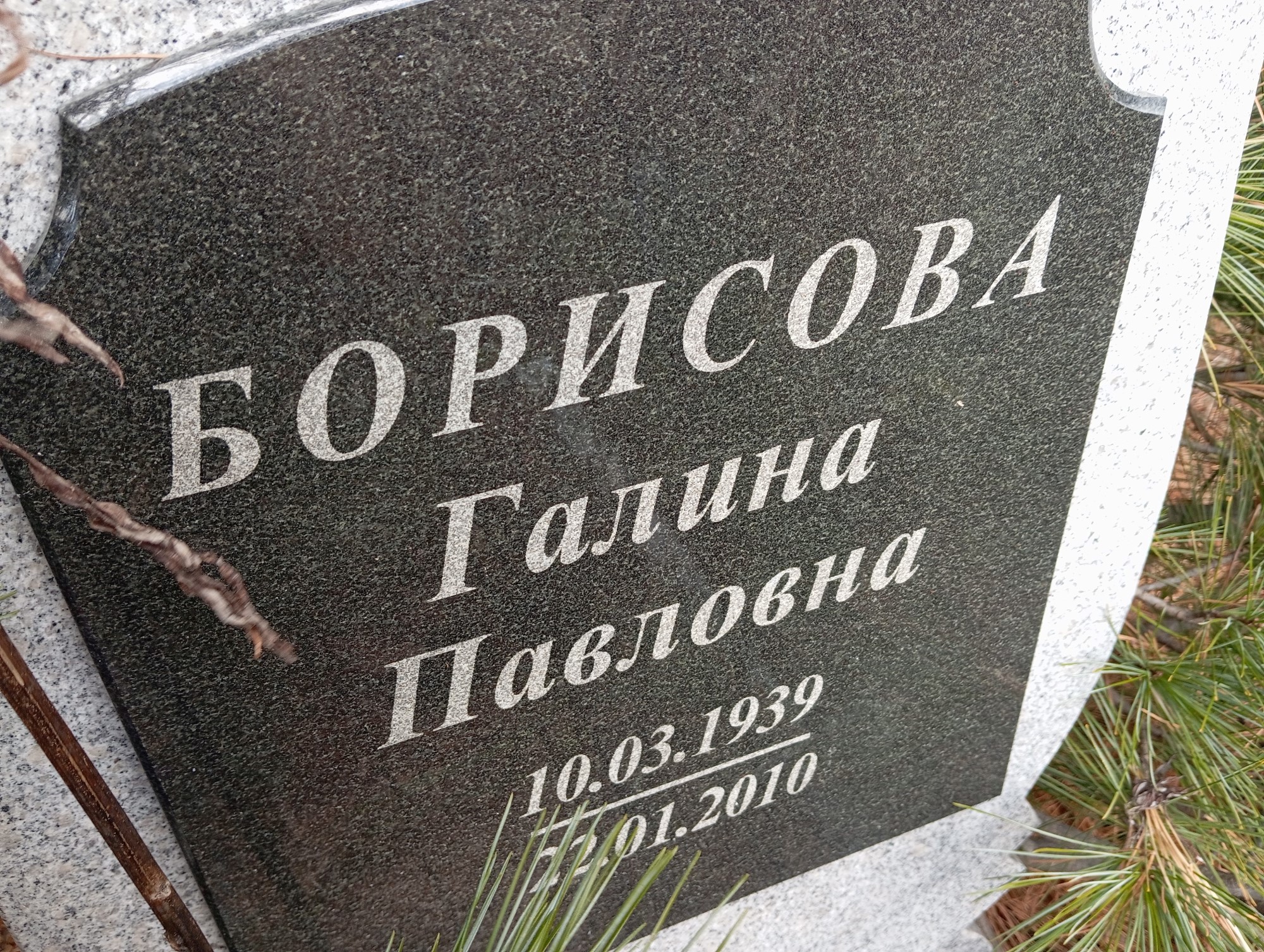 Борисова Галина Павловна
