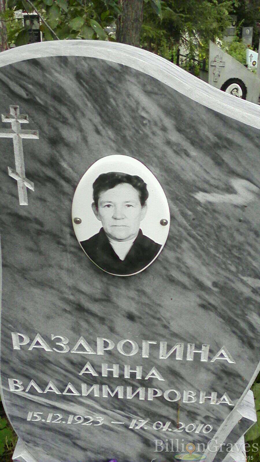 Раздрогина Анна Владимировна