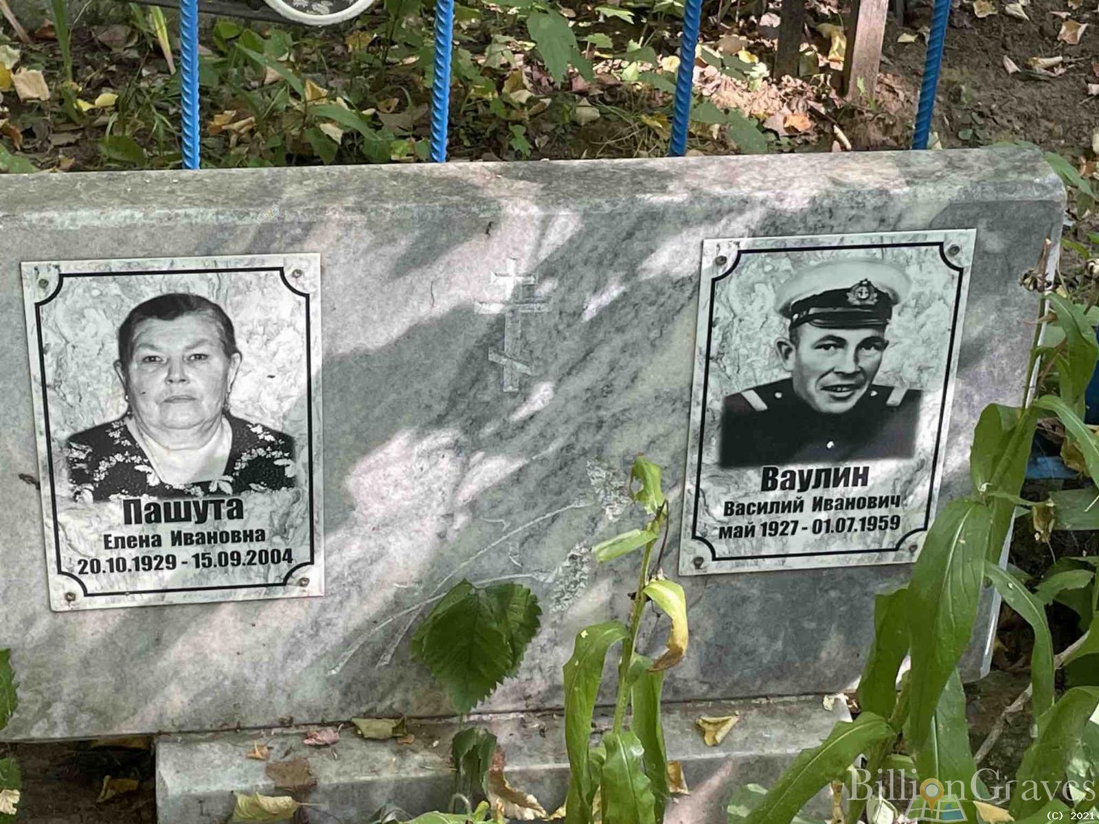 Пашута Елена Ивановна