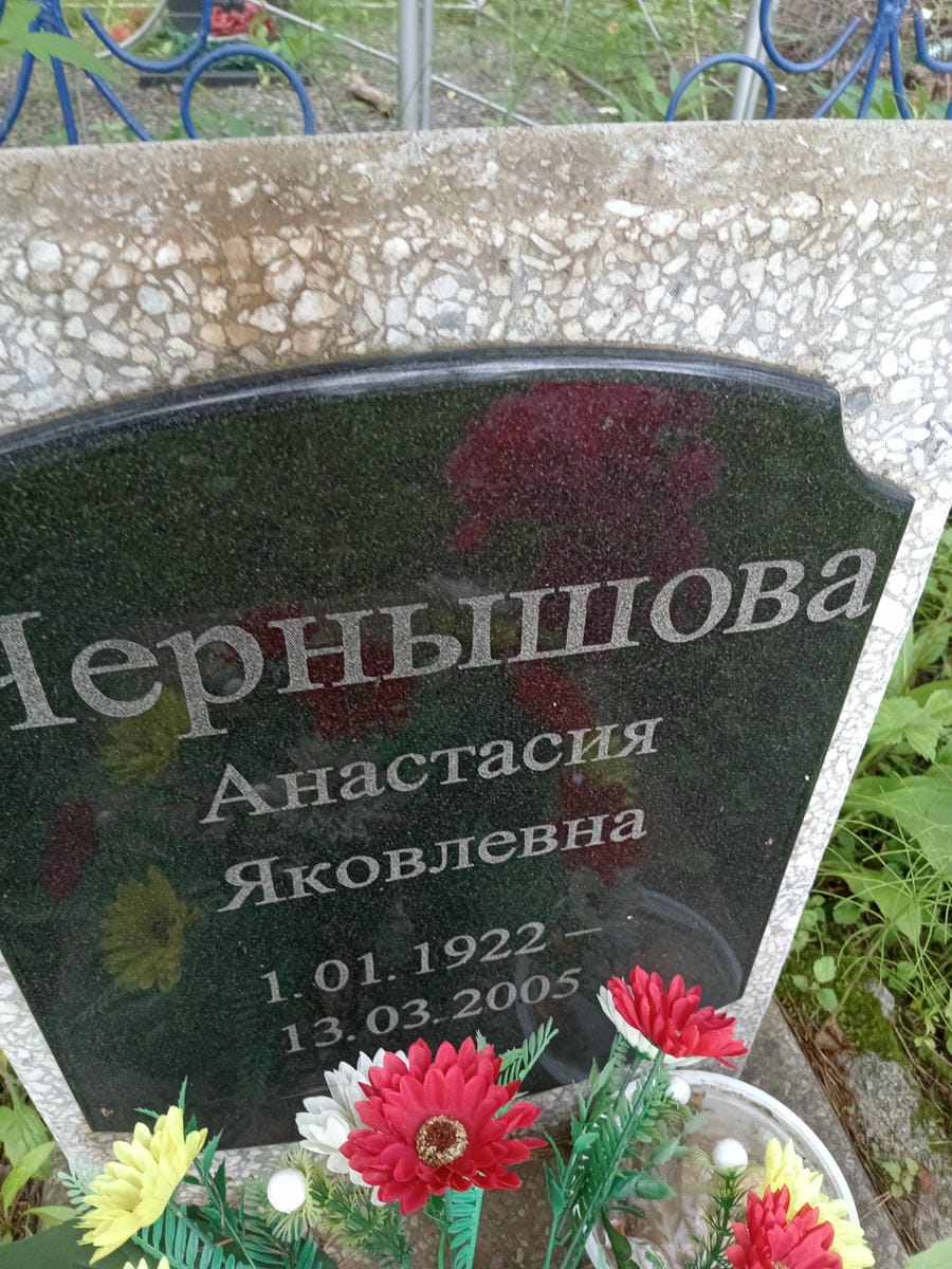 Чернышова Анастасия Яковлевна