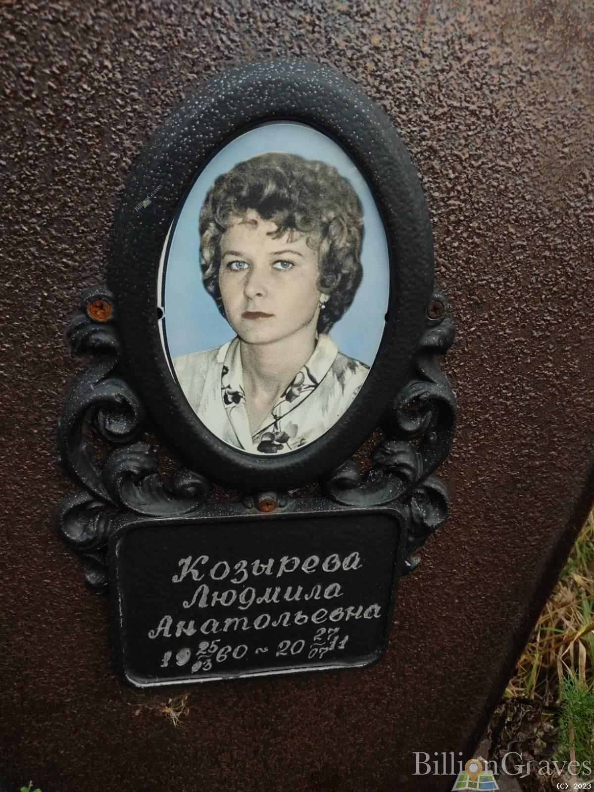 Козырева Людмила Анатольевна