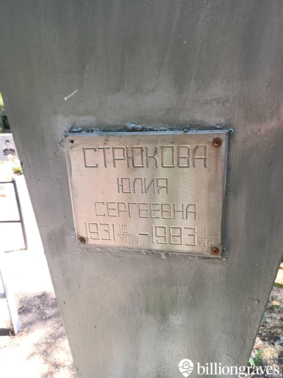 Стрюкова Юлия