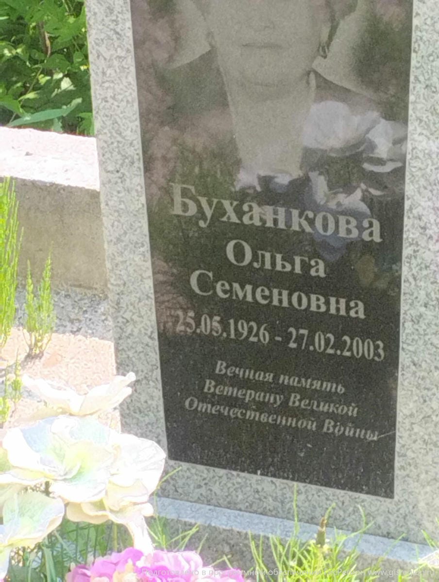 Буханкова Ольга Семенова