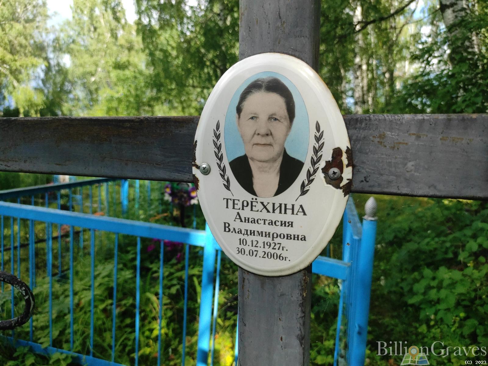 Терëхина Анастасия Владимировна