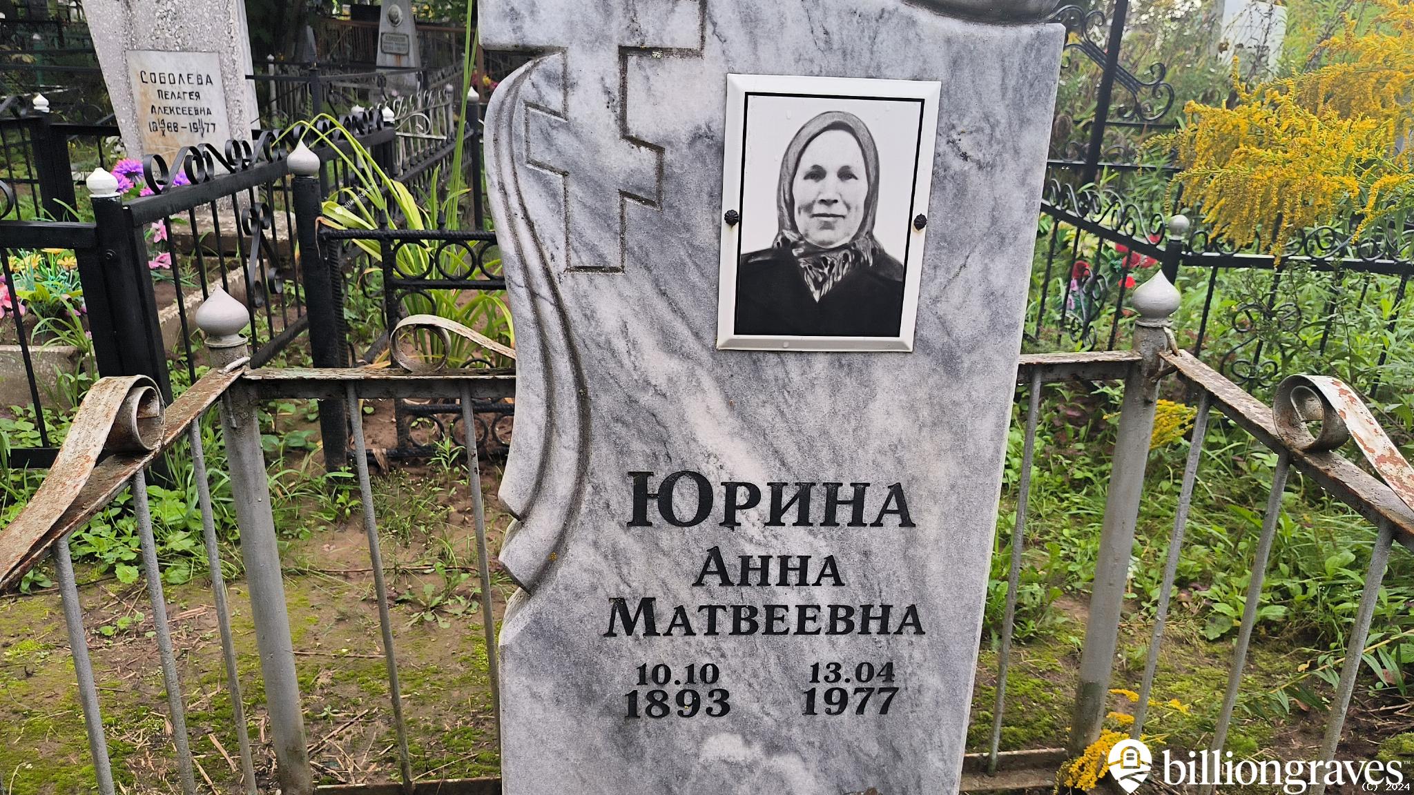 Юрина Анна Матвеевна