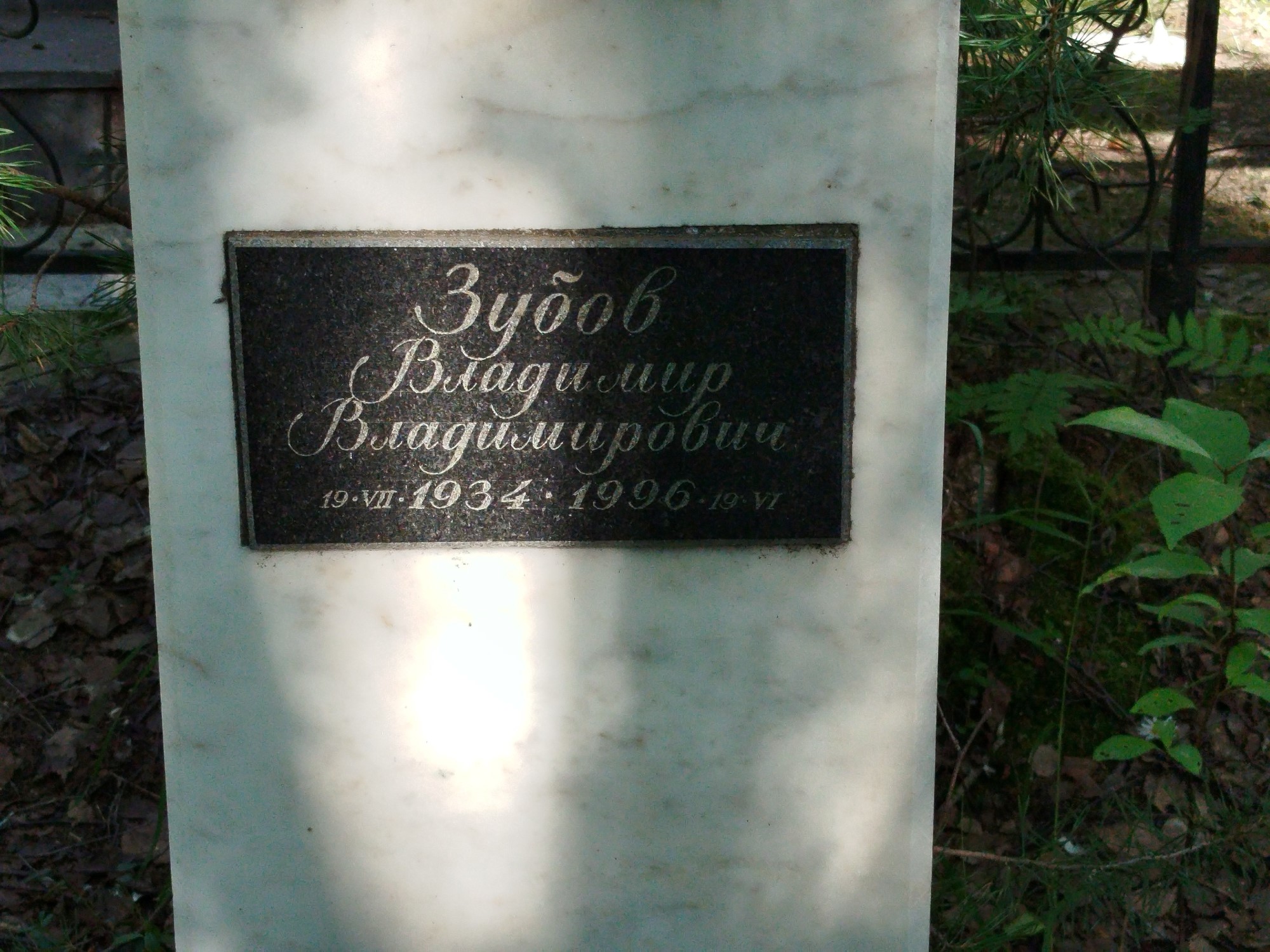Зубов Владимир Владимирович
