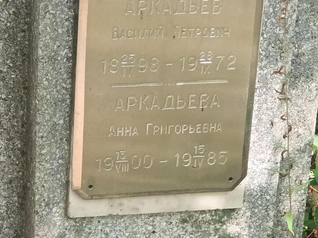 Аркадьева Анна Григорьевна