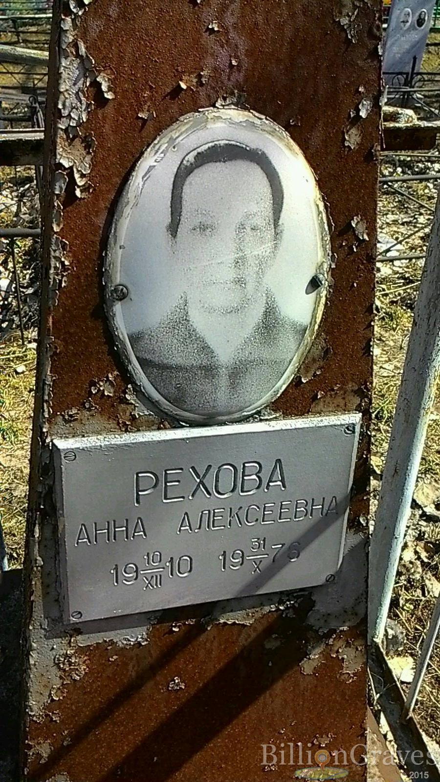 Рехова Анна Алексеевна