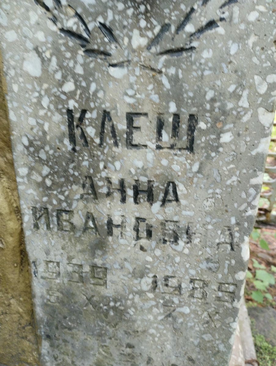 Клещ Анна Ивановна