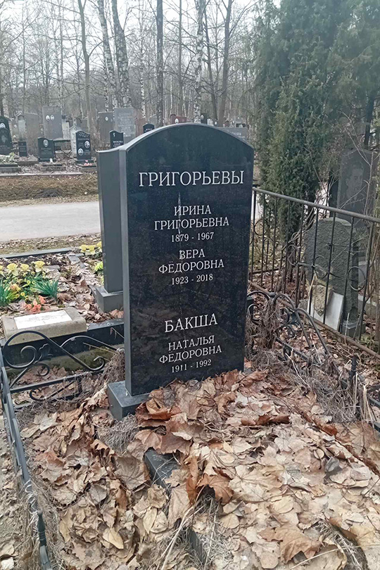 Григорьева Вера Федоровна