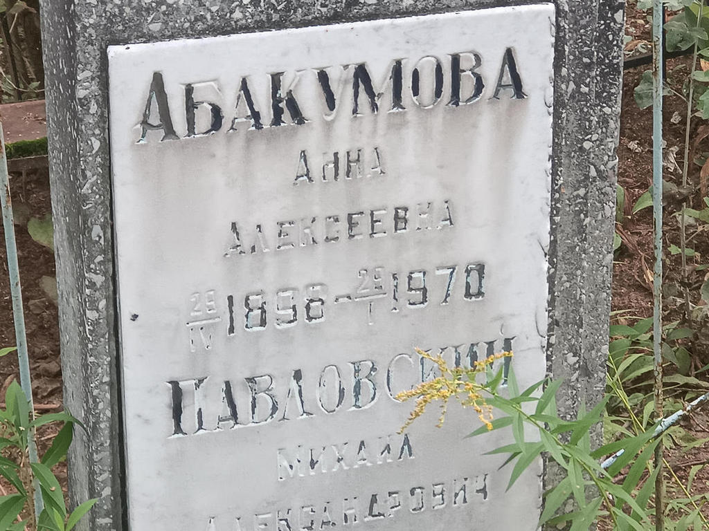 Абакумова Анна Алексеевна