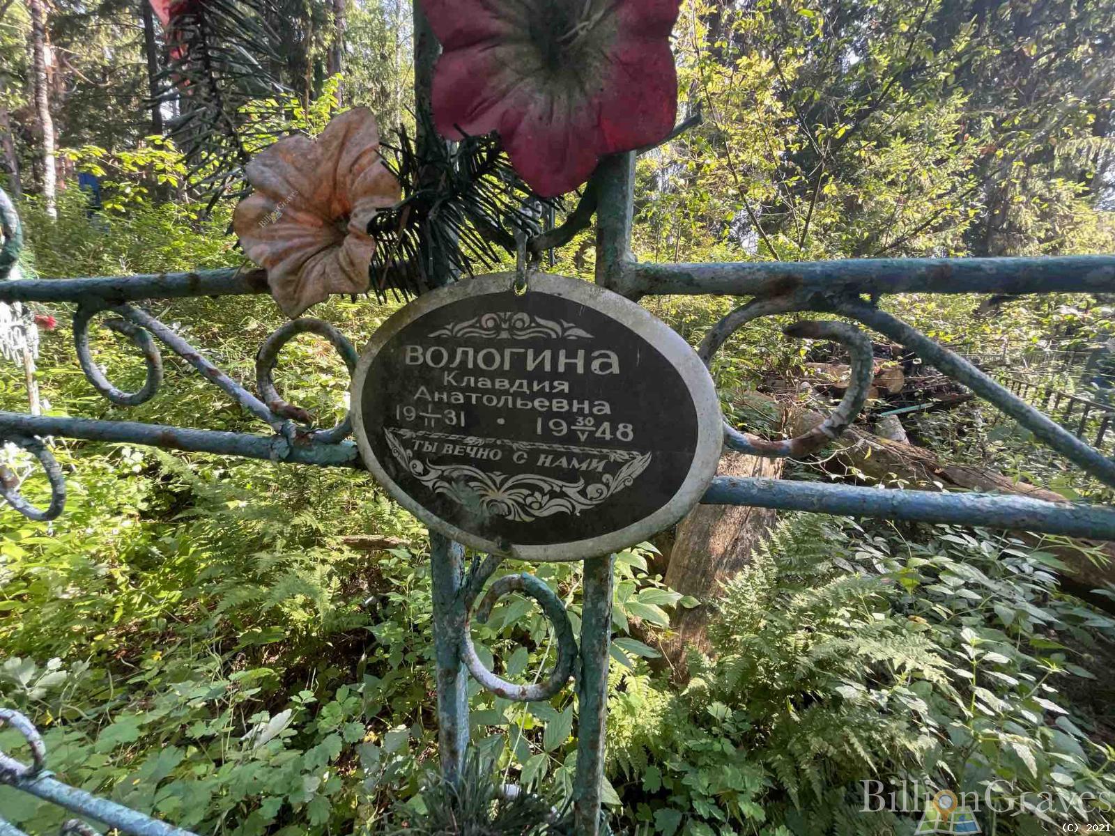 Вологина Клавдия Анатольевна