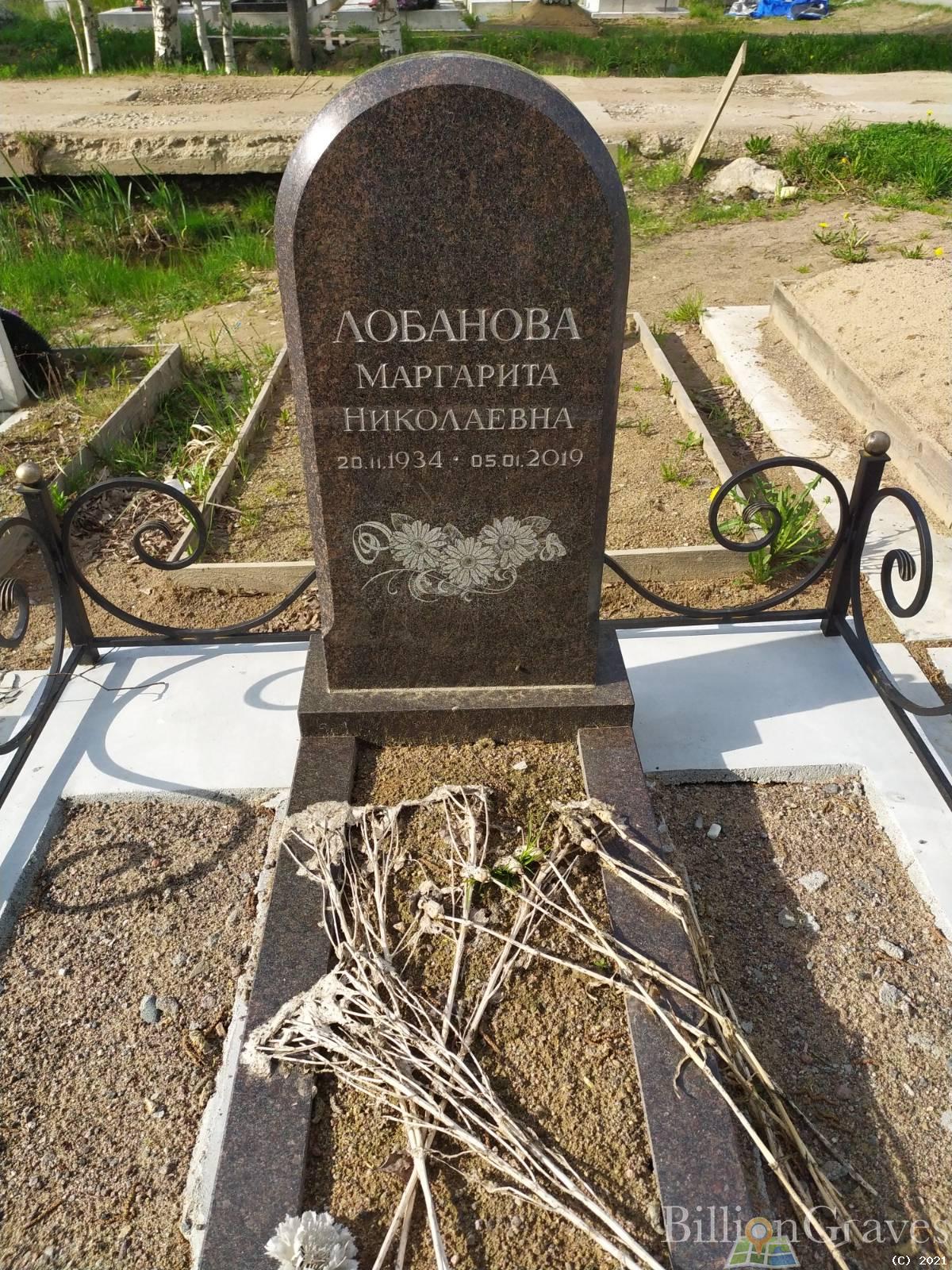 Лобанова Маргарита Николаевна