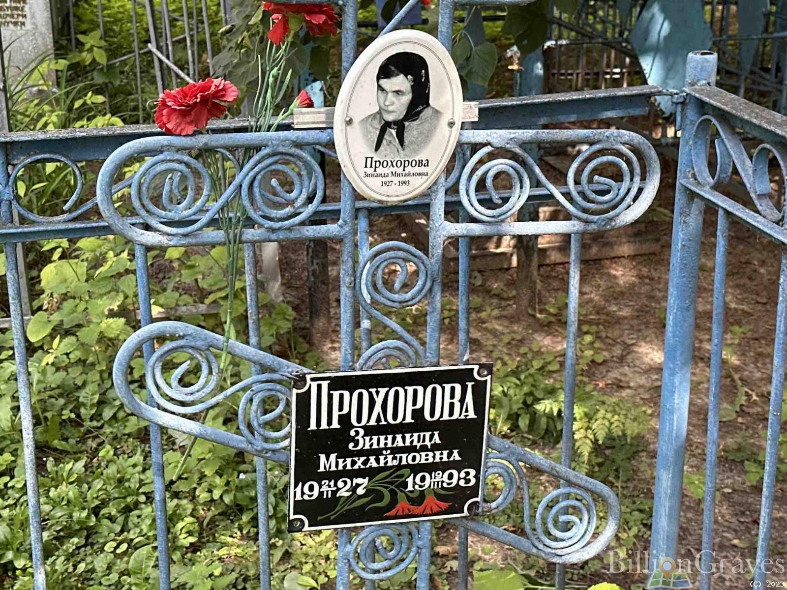 Прохорова Зинаида Михайловна