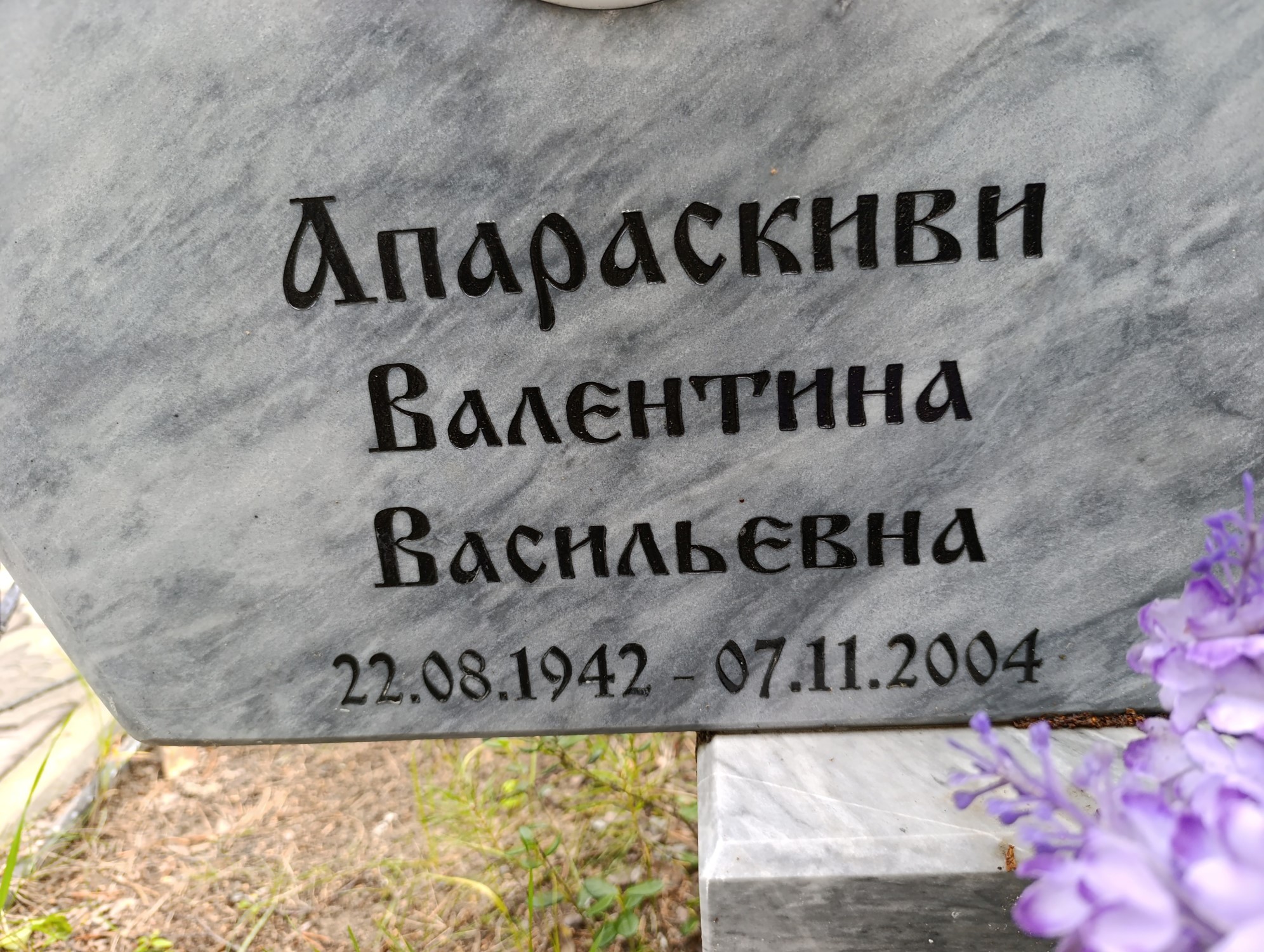 Апараскиви Валентина Васильевна