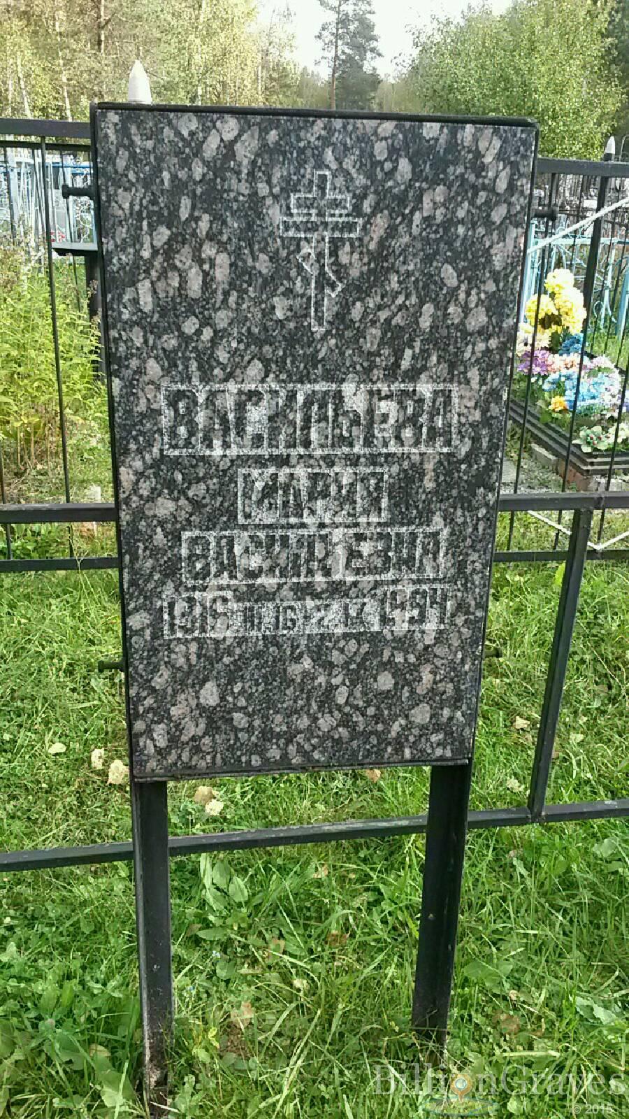 Васильева Мария Васильевна