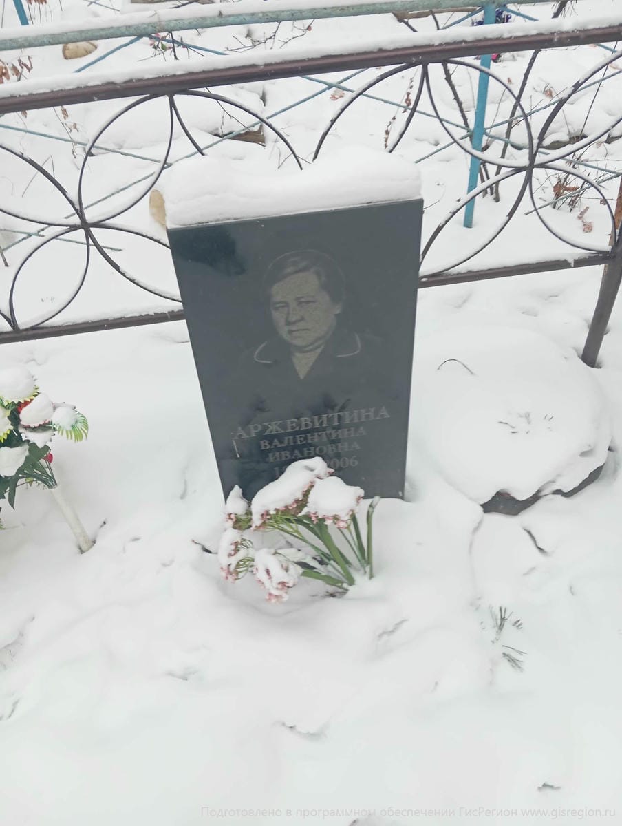 Аржевитин Валентина Ивановна