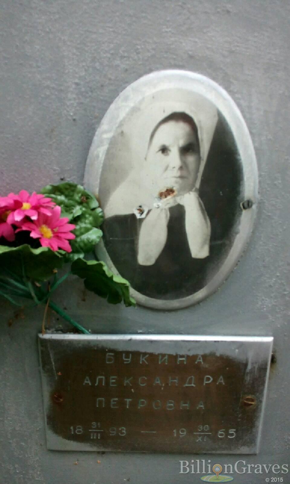 Букина Александра Петровна