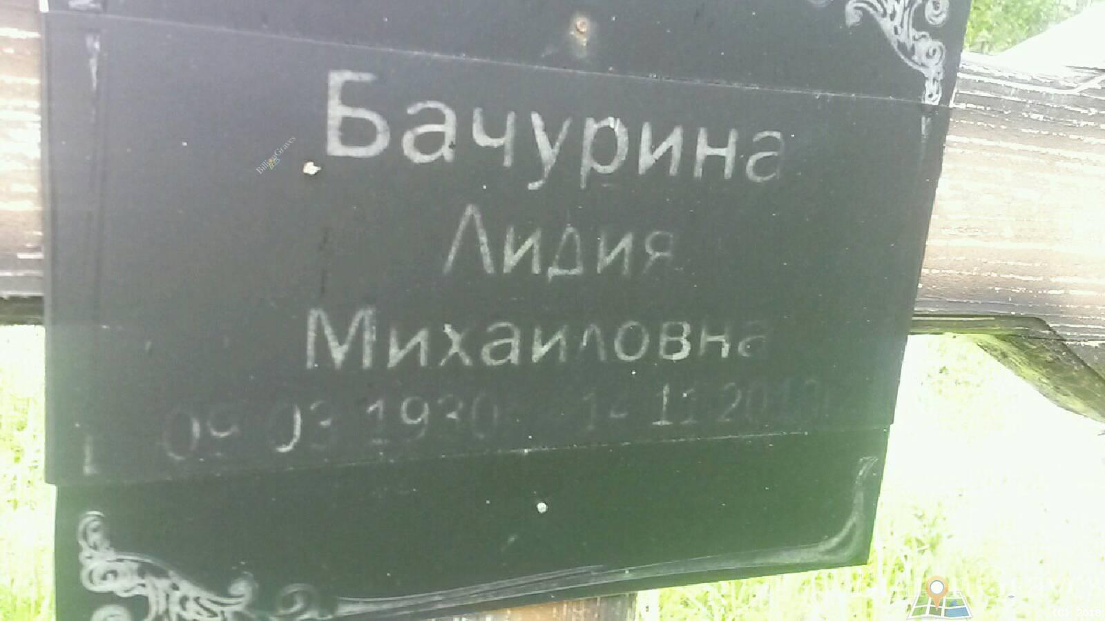 Бачурина Лидия Михайловна