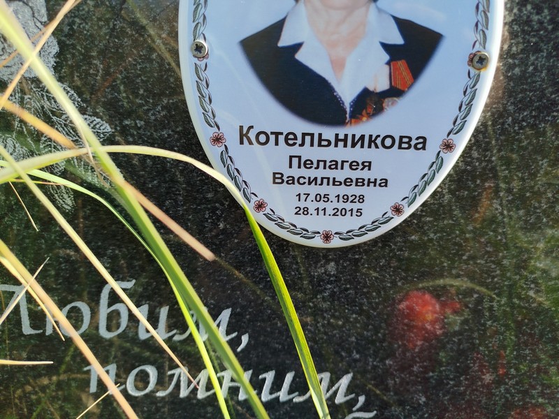 Котельникова Пелагея Васильевна