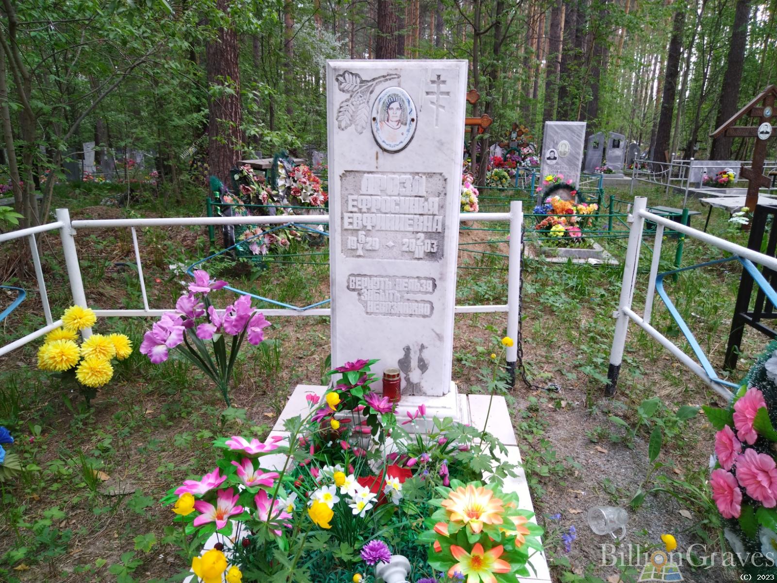 Дрозд Ефросинья Евфимиевна