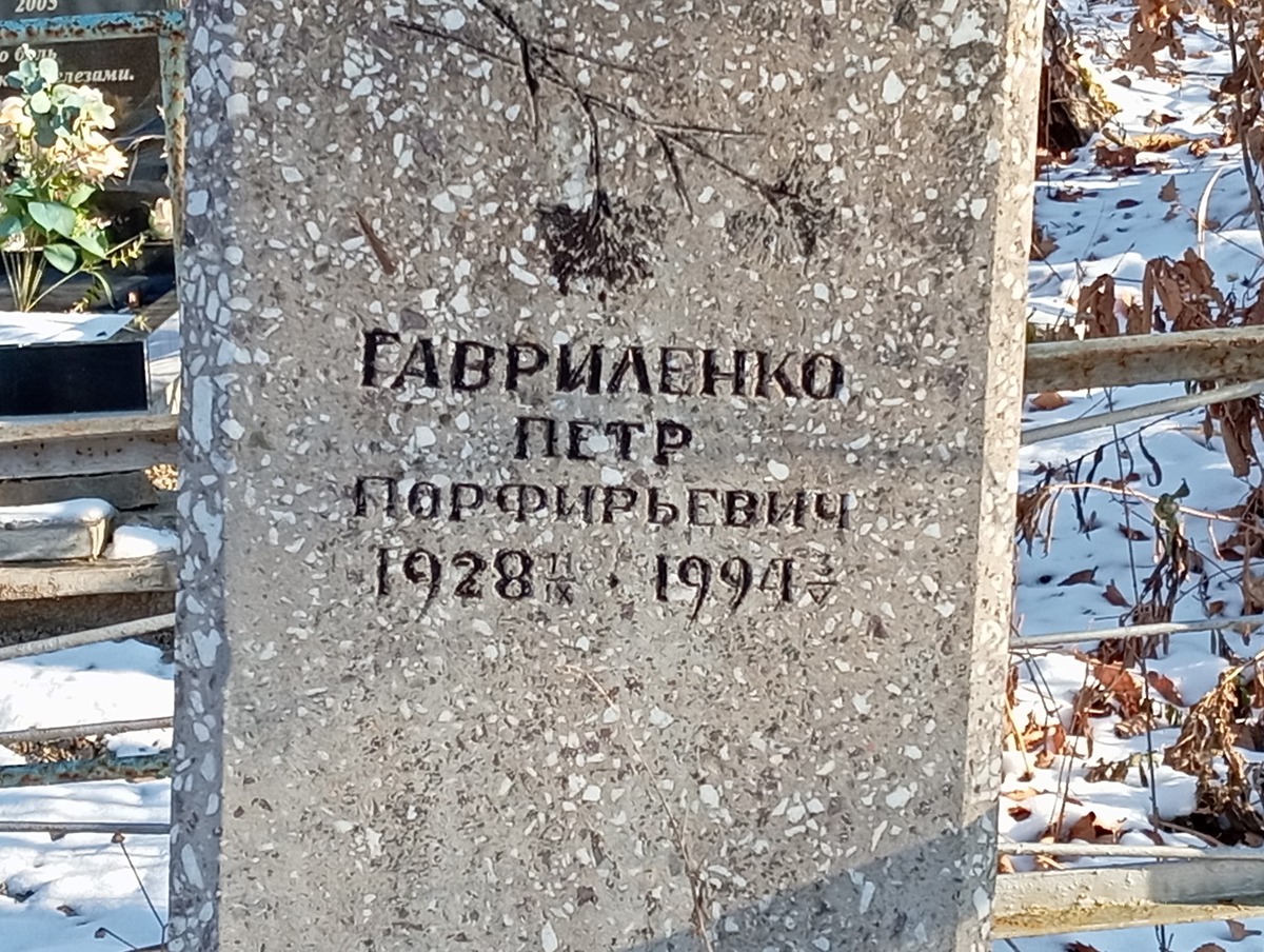 Гавриленко Петр Порфирьевич