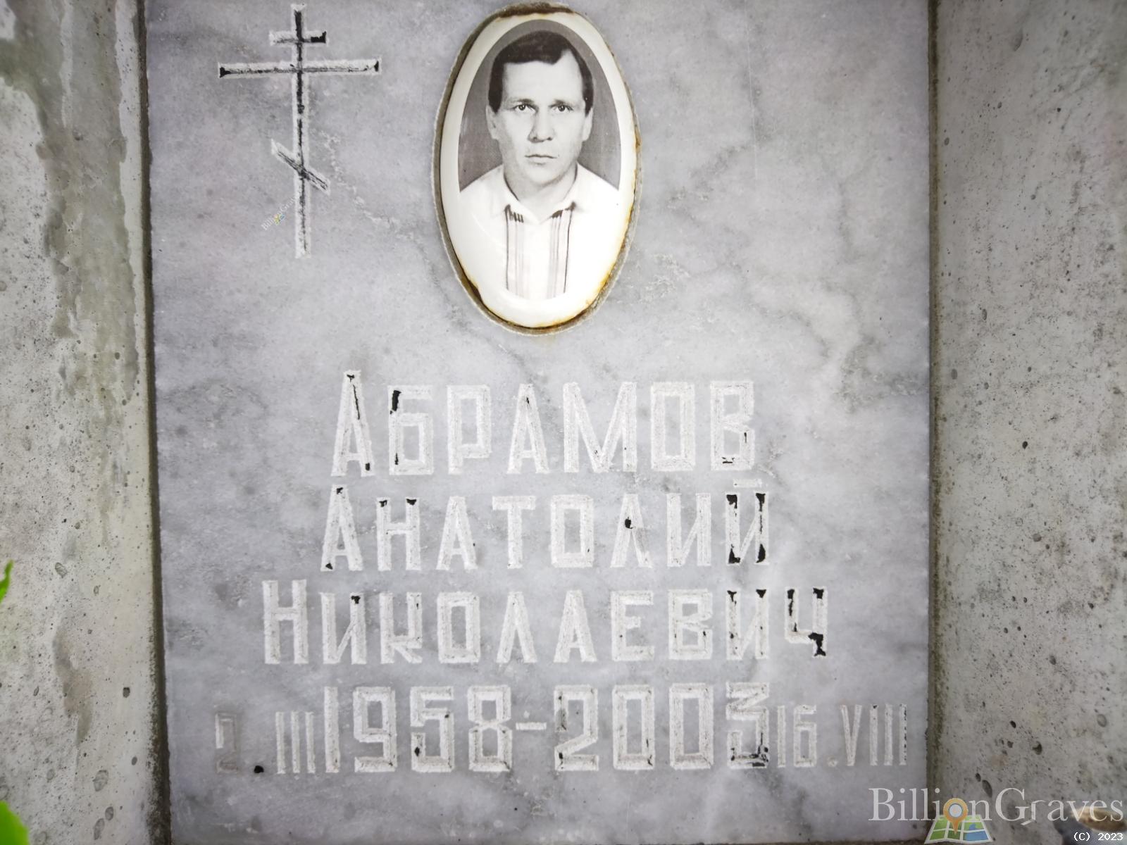 Абрамов Анатолий Николаевич