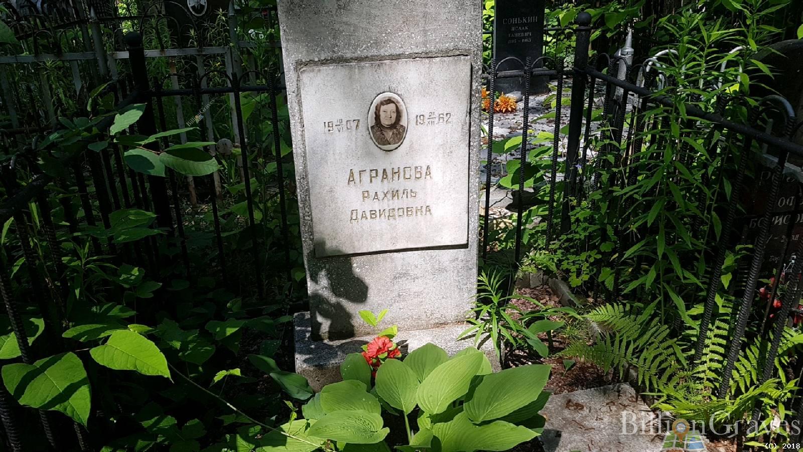 Агранова Рахиль Давидовна