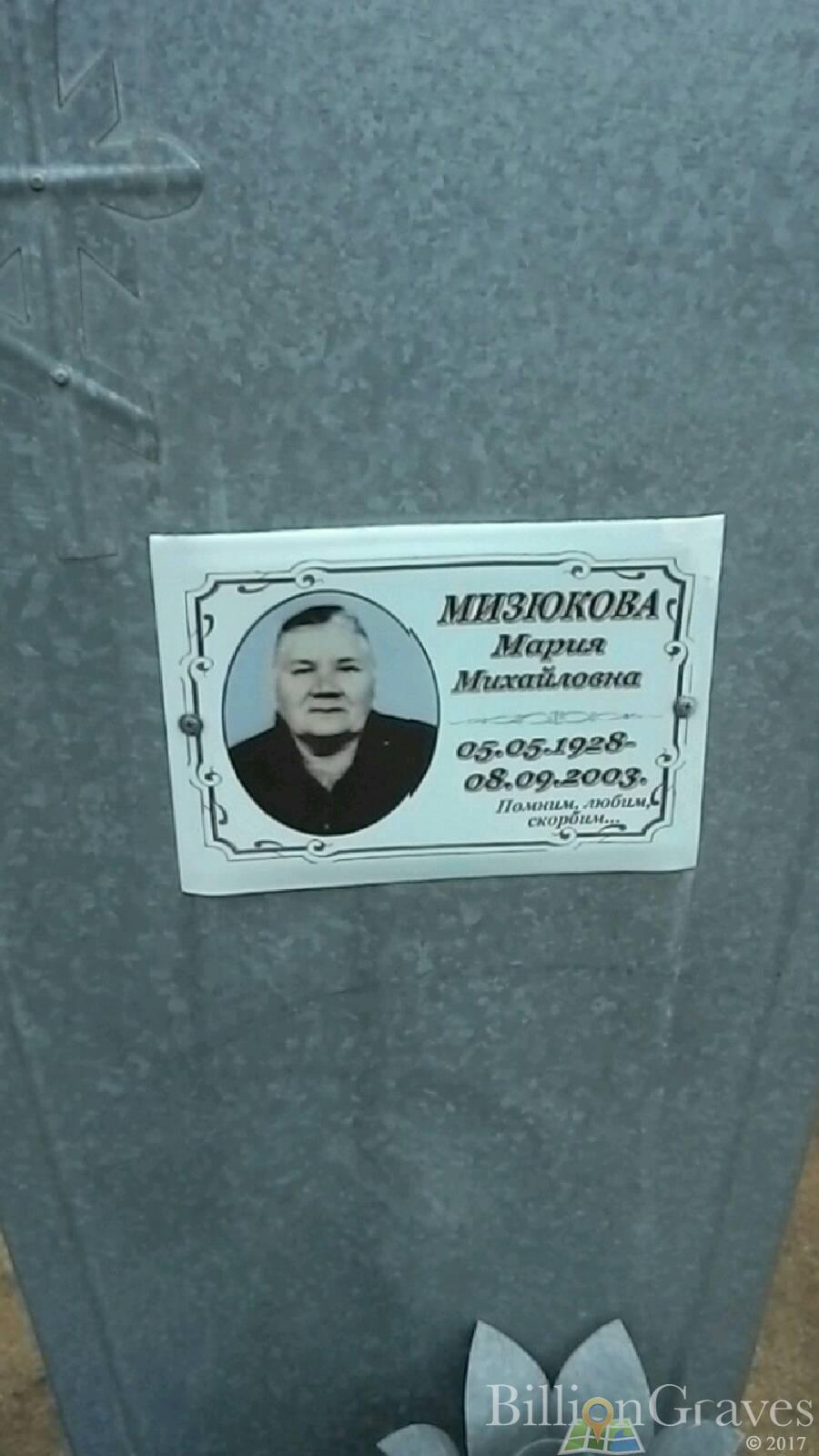 Мизюкова Мария Михайловна